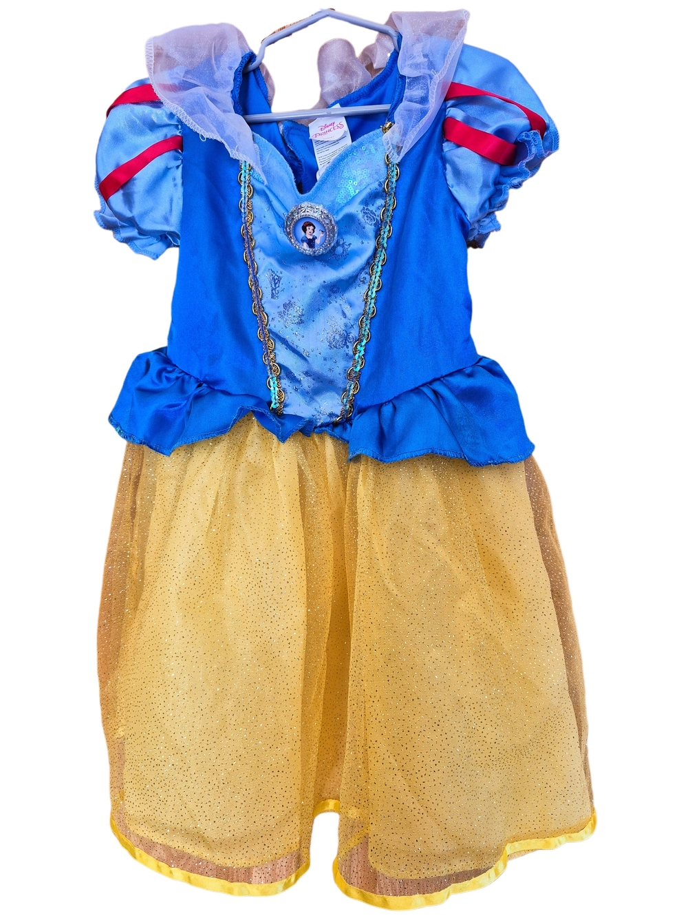 Disney Princess Snow White Costume Dress Size S 4-6 Halloween Cosplay